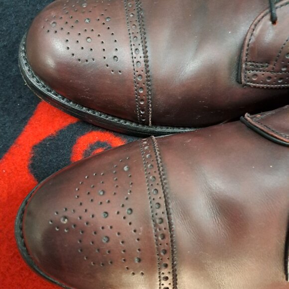 %Size 15 Men Allen Edmonds Lexington Oxfords Dress Shoes Brown Leather / D3 main image 5